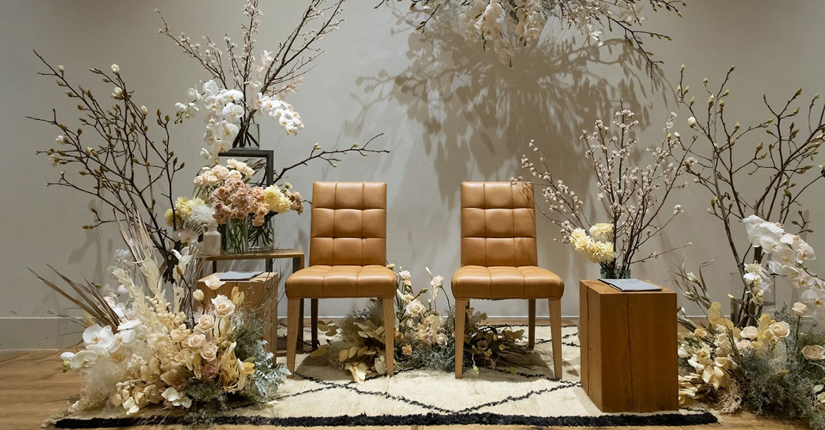 地面から直接生えている系のアレンジって？結婚式高砂最新トレンド10選