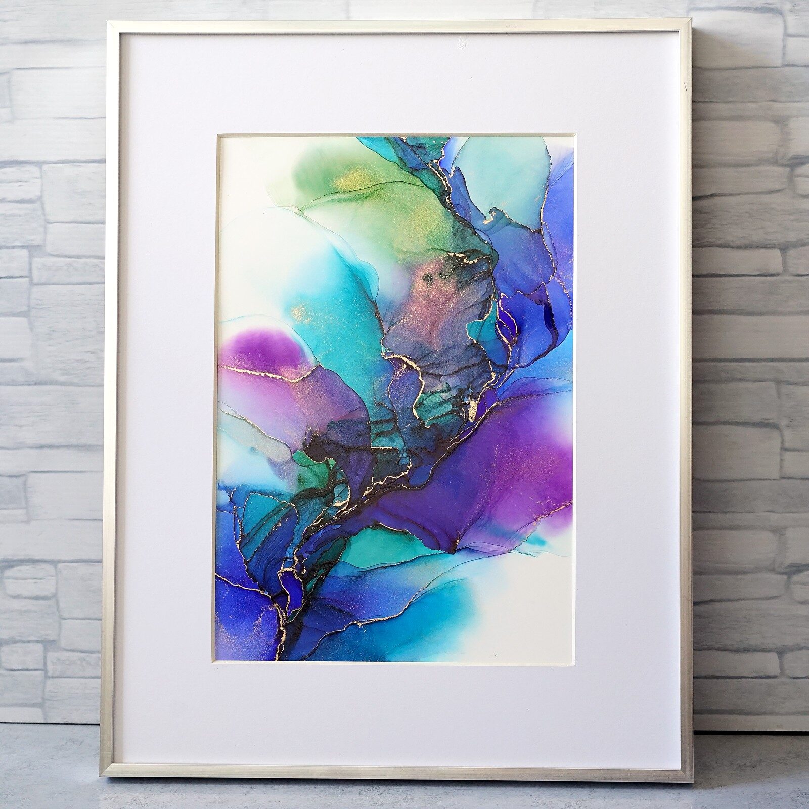 彩を紡ぐ – 青緑と菖蒲色 – | Libli-Art