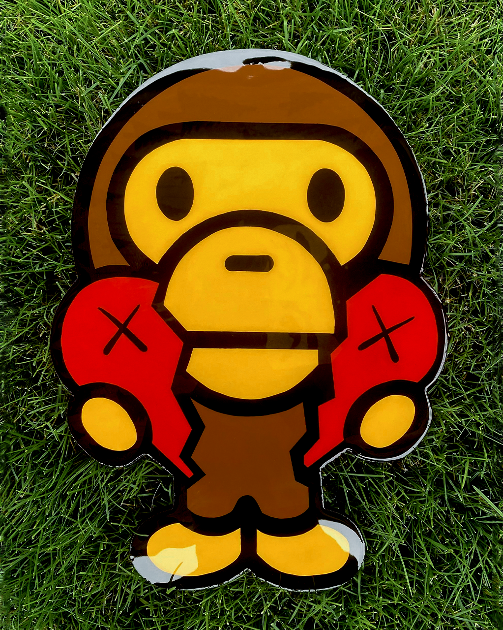 BABY MILO HEARTBREAK - Wood Cutout – Art by Satiie