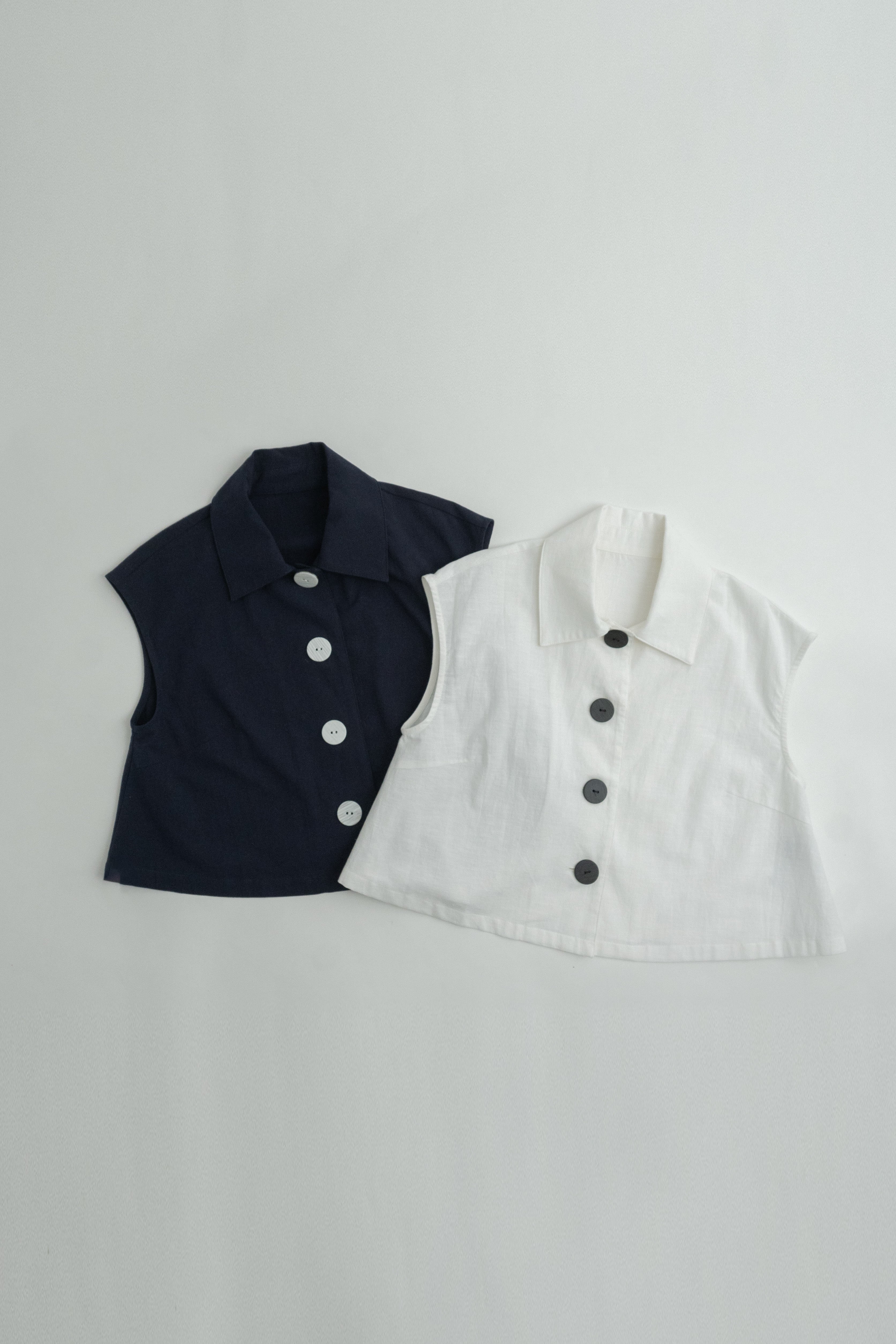 麻混ショートブラウス NS-318 – ATELIER N'S