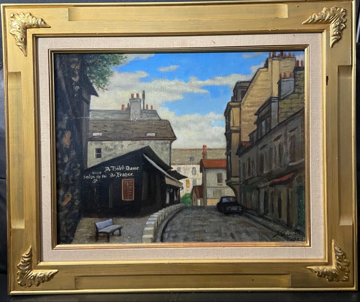 洋画家 岩田安郎「水浴」サイン・共シール有 油彩/ミクストメディア