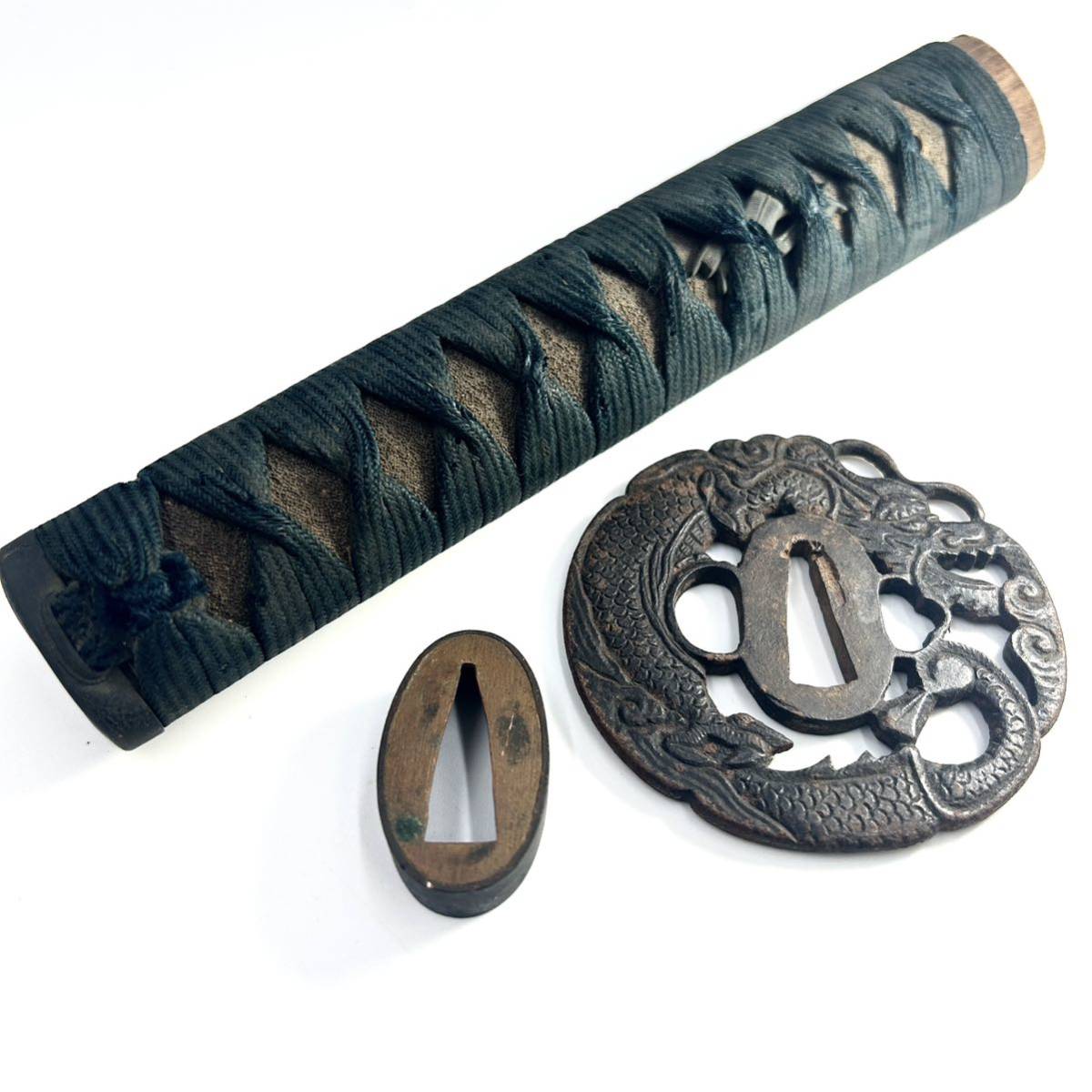 鉄地正阿弥作刀鐔骨董品武具