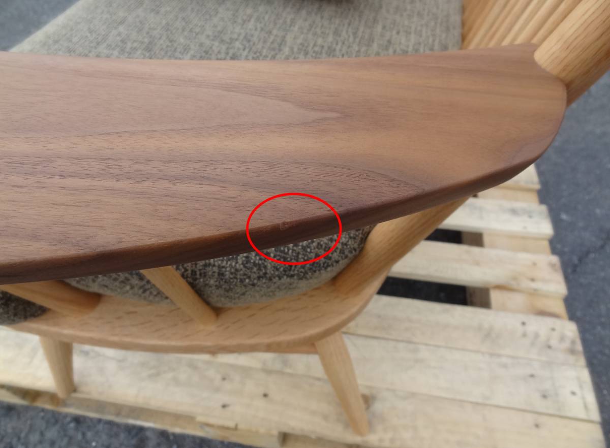 柏木工wood Works2人掛けラブチェアWLC66