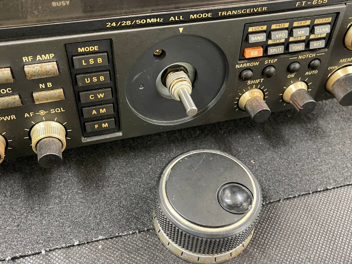 ジャンクFT-655 受信機 YAESU トランシーバー YAESU FT-655