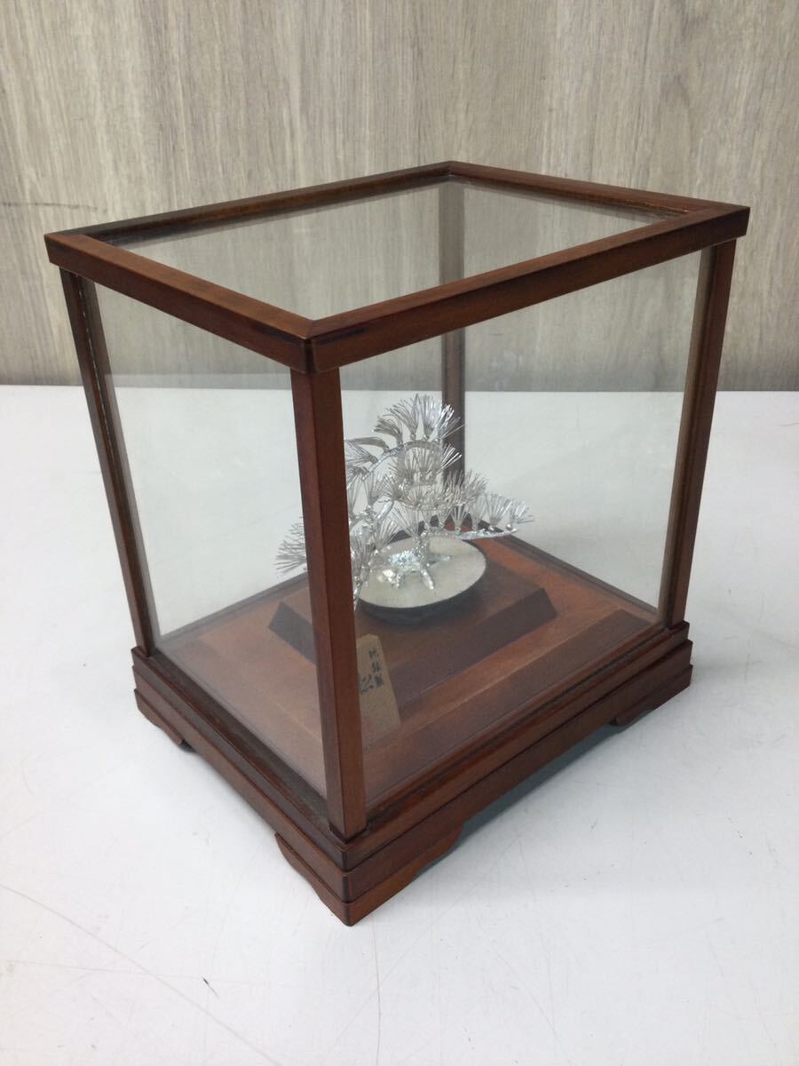 純銀製 松 光則作 置物 盆栽 シルバー 純銀刻印 銀細工｜Yahoo!フリマ