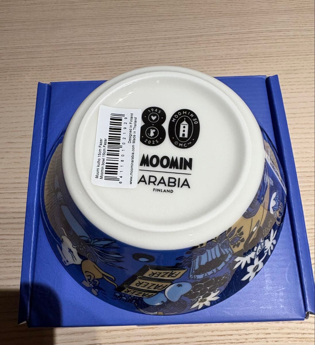 新品】アラビア ファッツェル Moomin ムーミン 80周年 限定 ボウル