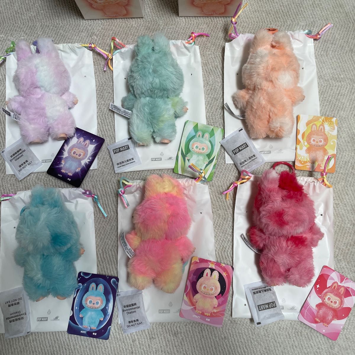 正規品 Big into Energy 1アソート分】ポップマート ラブブ6種 各1体