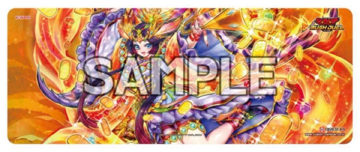 遊戯王ラッシュデュエル 韓国限定 七宝神－良財 ハーフプレイマット