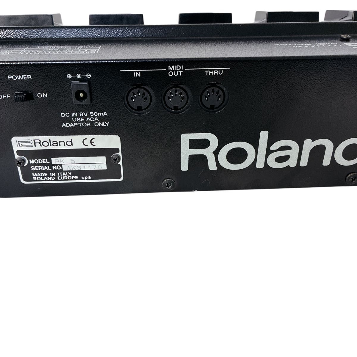 廃盤品】Roland PK-5 Dynamic MIDI Pedal ペダル 13鍵盤 ローランド