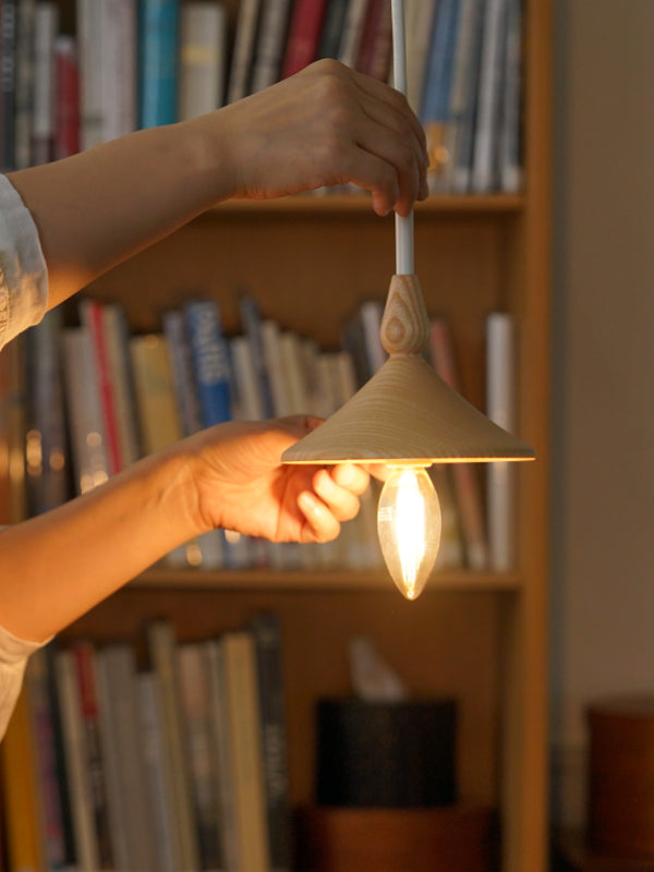 スロイド ウッドペンダントライト | AXCIS ONLINE