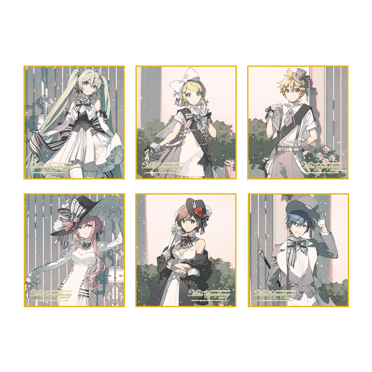初音ミクシンフォニー2024 ミニ色紙6枚セット | 初音ミクシンフォニー