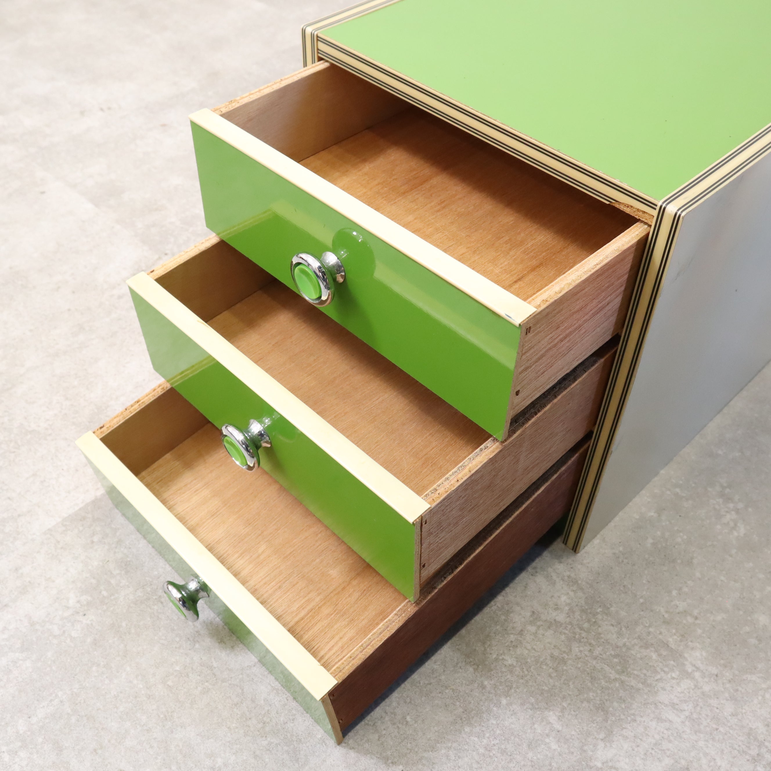 昭和レトロ レトロポップ 小引き出し 収納 グリーン – バナル