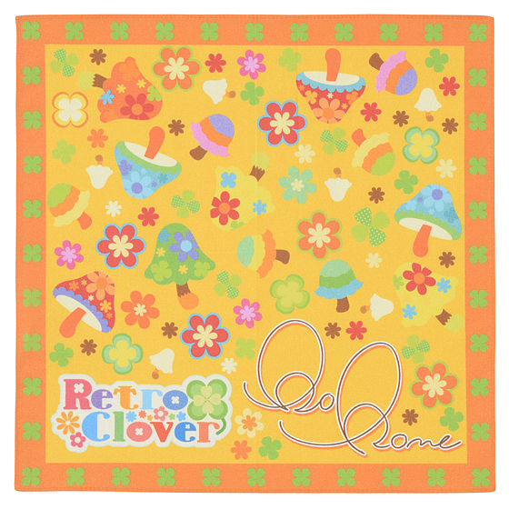 アイカツ！スタイル レトロクローバー サイン入りハンカチ（栗栖ここね