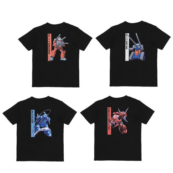 機動戦士ガンダム MSイラスト フルカラーTシャツ 第二弾 | 機動戦士