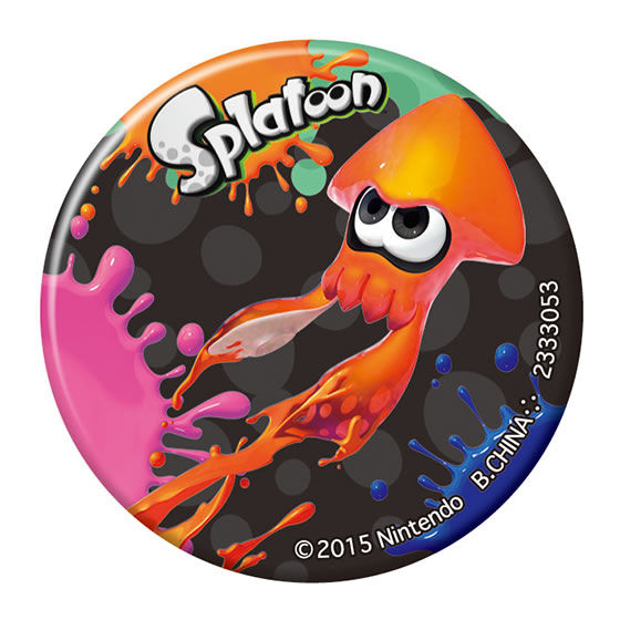 スプラトゥーン イカした缶バッジコレクション｜ガシャポン