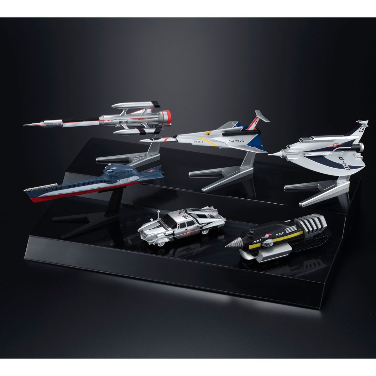 メカコレクション ウルトラマンシリーズ ウルトラ警備隊セット