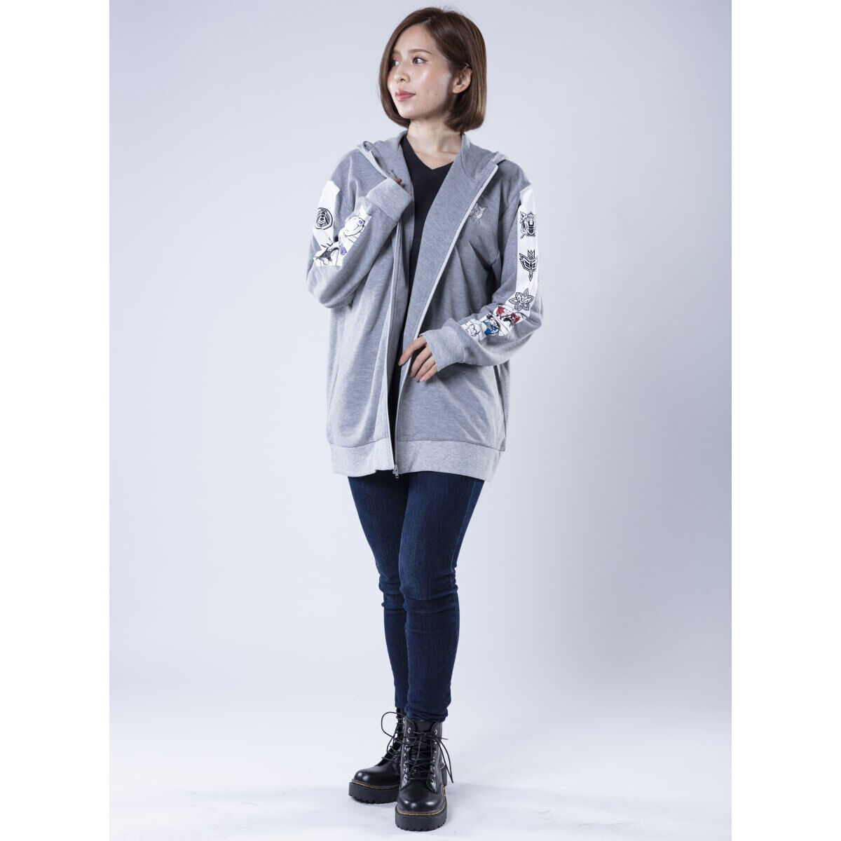 王様戦隊キングオージャー オフィシャル パーカー 杢グレー | 王様戦隊