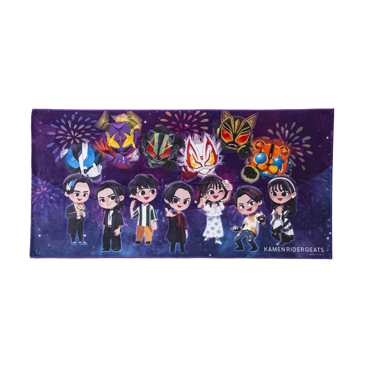 仮面ライダーギーツ デフォルメ バスタオル 花火柄 | 仮面ライダー