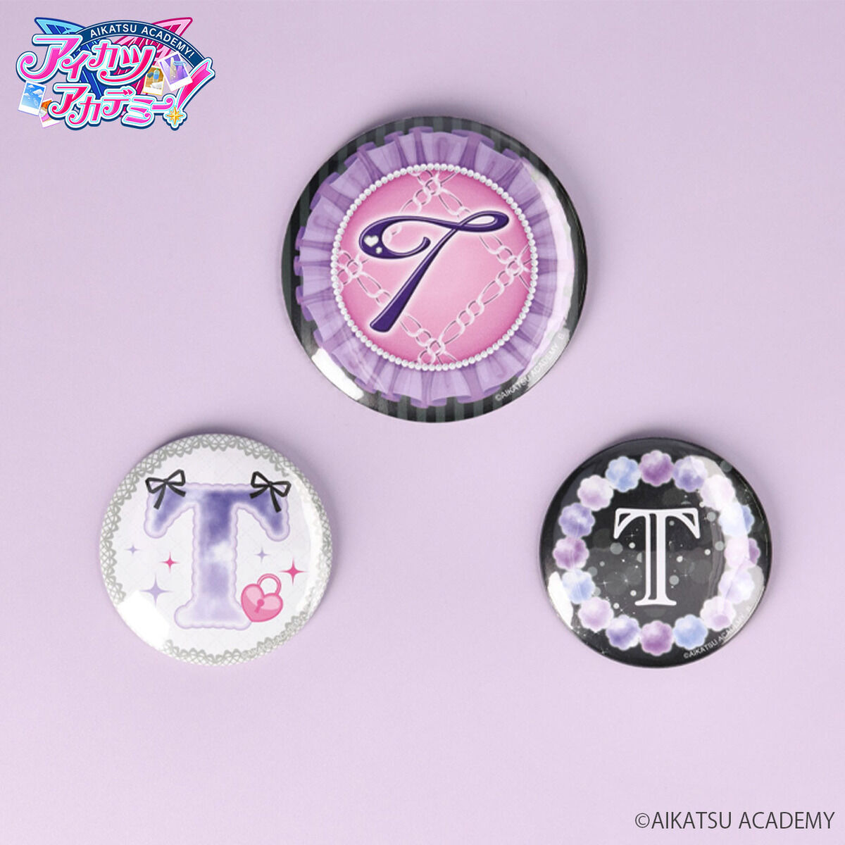 凛堂たいむ追加！】アイカツアカデミー！コーディネート缶バッジセット
