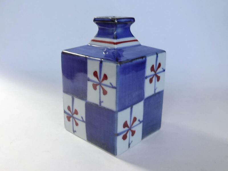 角瓶B 小 市松 | 砥部焼 梅山窯