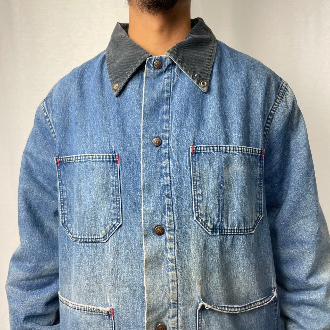 60〜70年代 MADEWELL ブランケットライナー デニムカバーオール メンズ