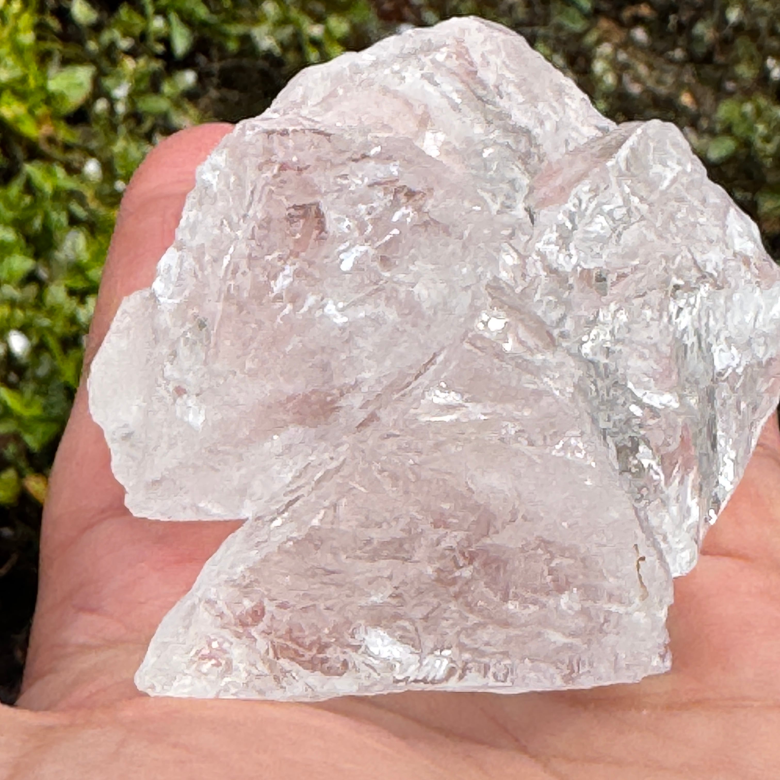 天然水晶 ロッククリスタル ラフカット原石【約500g前後