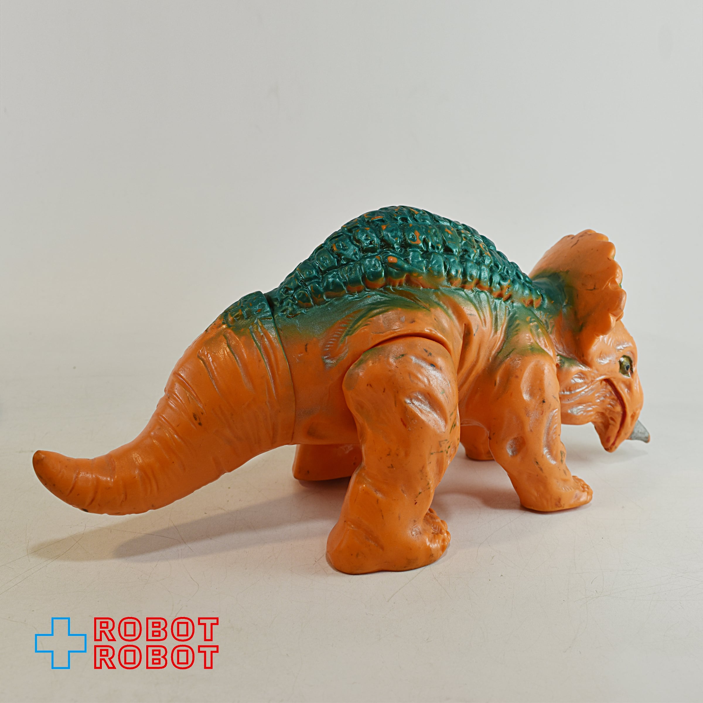 マルサン 恐竜100万年 トリケラトプス スタンダードサイズ ソフビ ※難