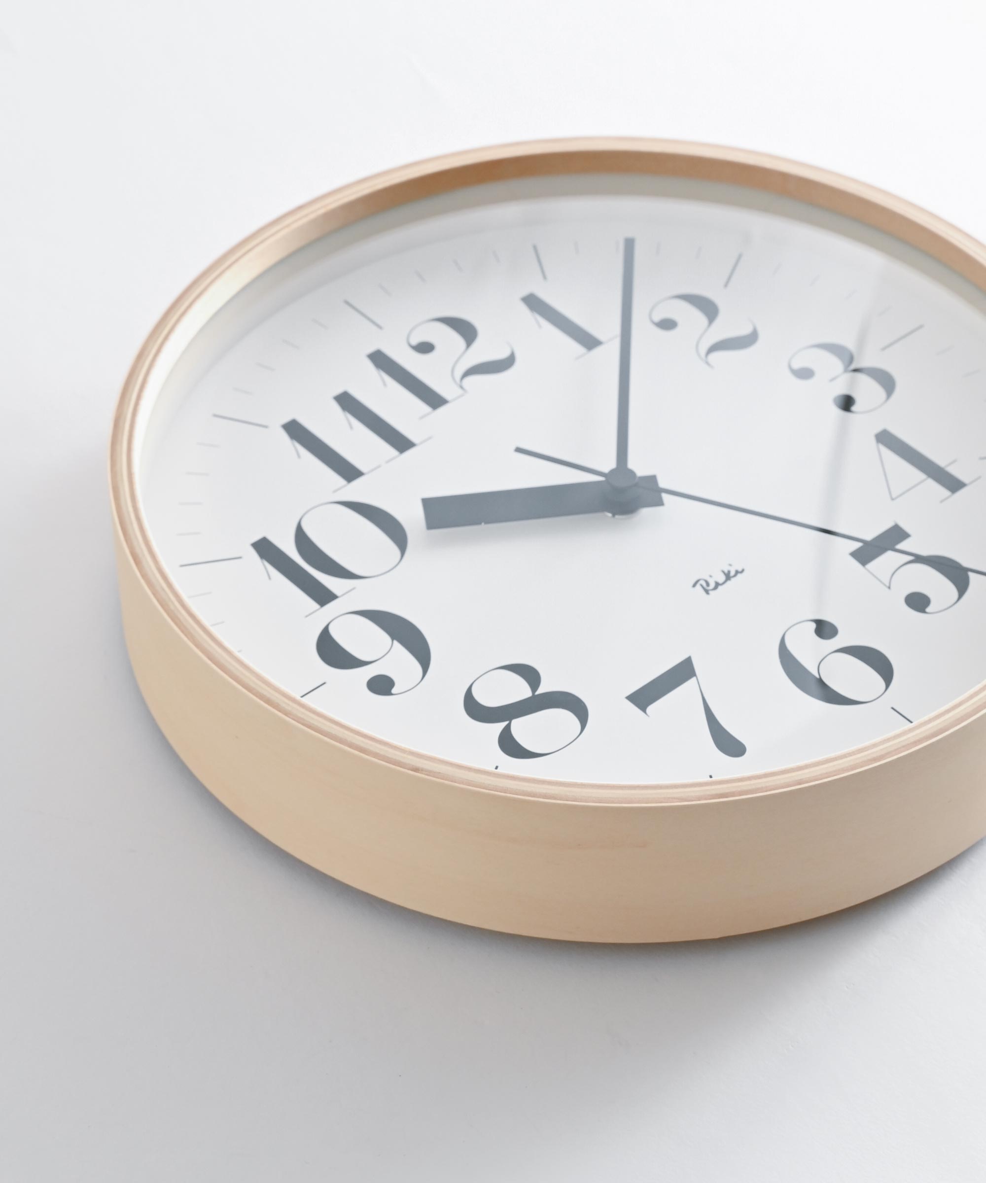 Lemnos/レムノス】RIKI CLOCK RC 掛け時計 WR20-02 – BASIC AND ACCENT