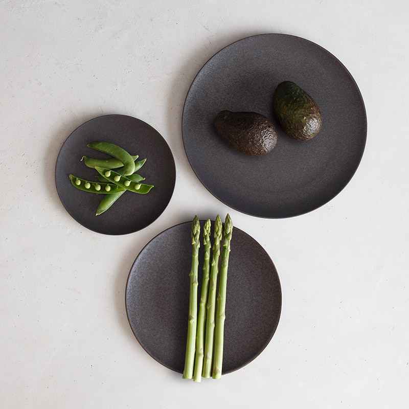 フラットプレート マットブラック / beaudecor porcelain | ボー