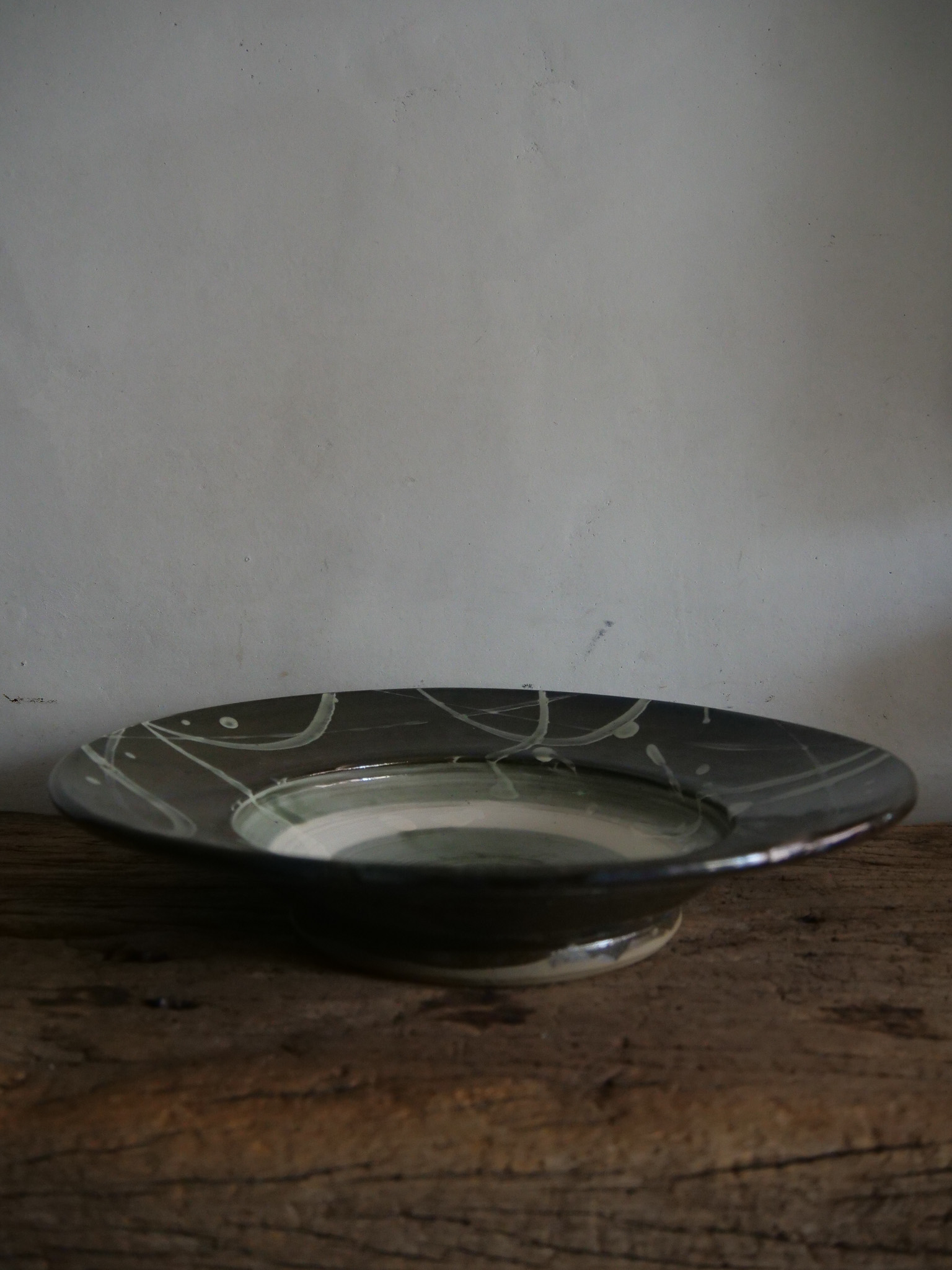 小鹿田焼 坂本工窯 尺皿