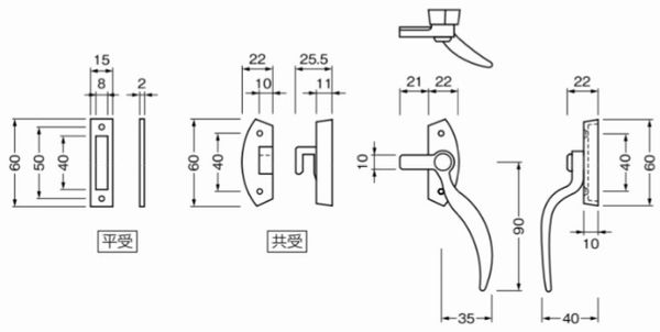 建築金物の通販 ロッキーズ BEST(ベスト)社製品 ＞ ドア金物(建具金物
