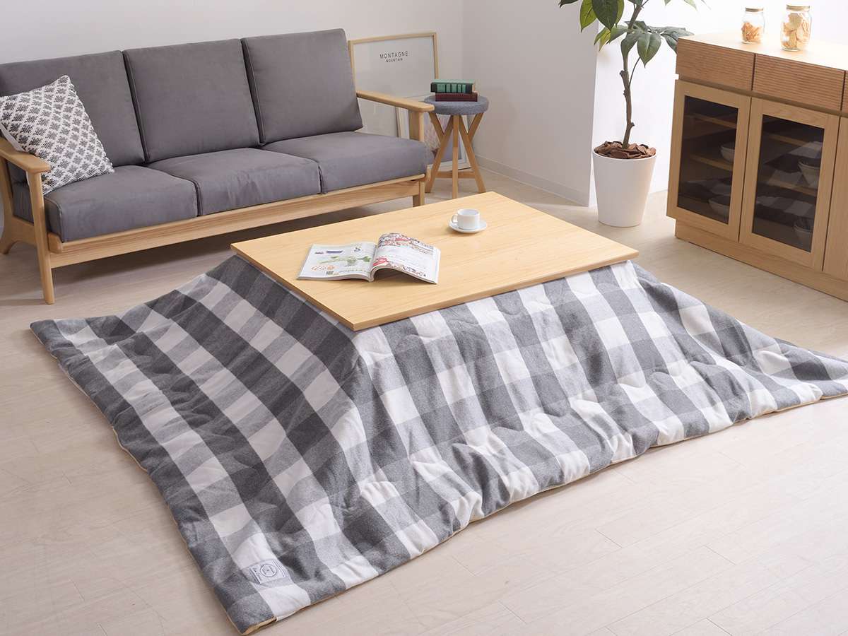 オールシーズン使える！シンプルモダンなこたつテーブル『モリス