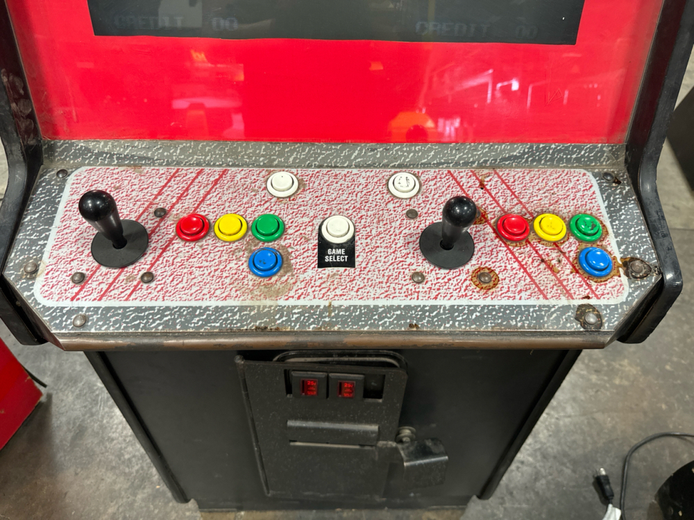 NEO GEO MVS SNK 2 SLOT W/ METAL SLUG 4 & PUZZLE BOBBLE DYNAMO CAB