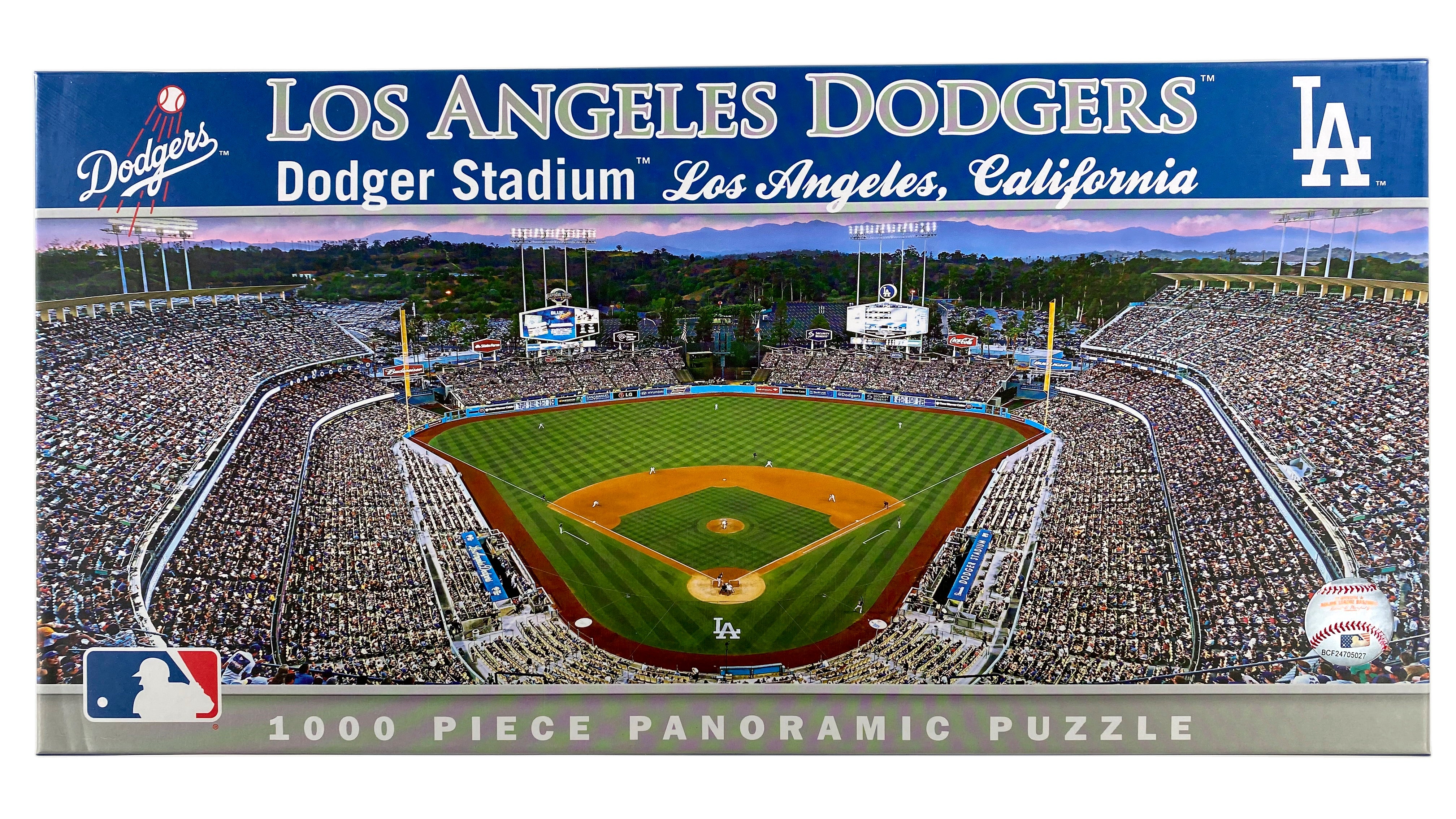 Los Angeles Dodgers Stadium 1000 Piece Panoramic Puzzle — Bird in Hand