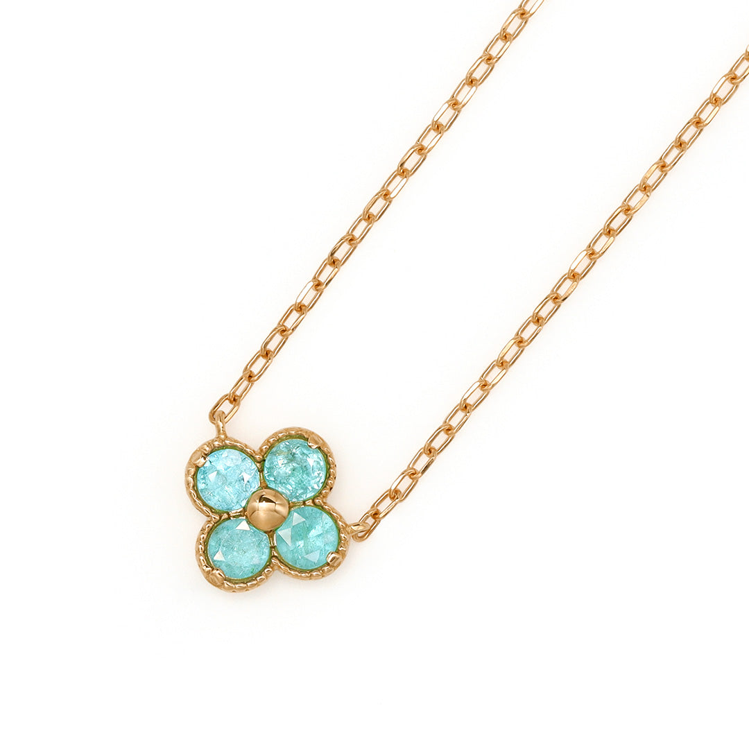 ビズー公式】パライバトルマリン ブラジル産 K18(18金) PTネックレス