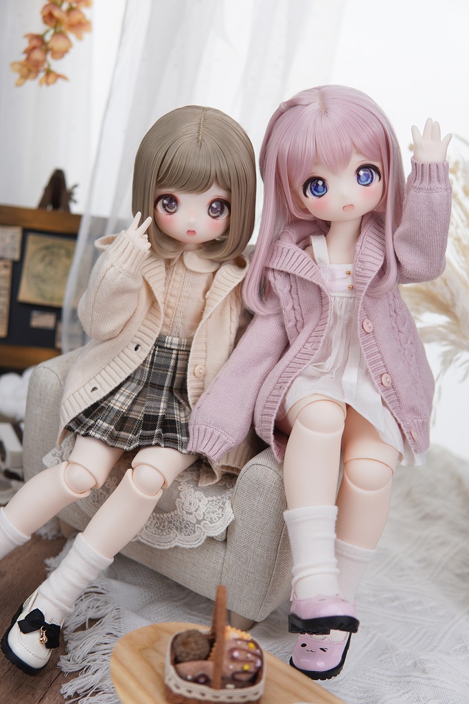 Wa❤Ya]1/4(SDM,MDD,KUMAKO)サイズドール衣装冬のカーディガン