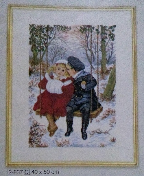 OLD EVA ROSENSTAND クロスステッチ (図案・余り糸） 北欧 CLARA