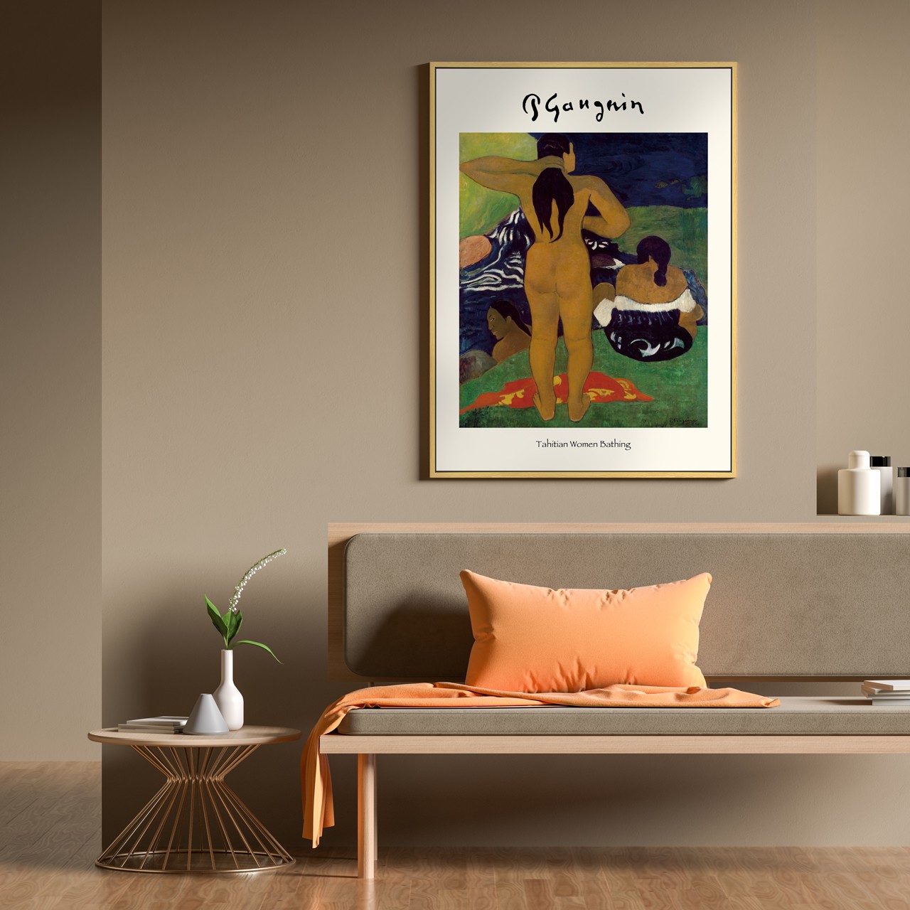ポール・ゴーギャン《タヒチの女たちの水浴びI》