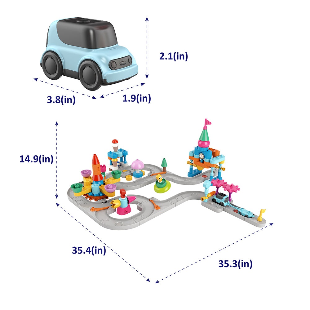 BOTZEES Toddler Coding Train Set, Fun STEM Educational Toy