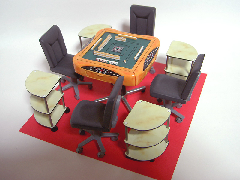 虎花工房 1/12フルスクラッチ 全自動麻雀卓 アモスアルティマ