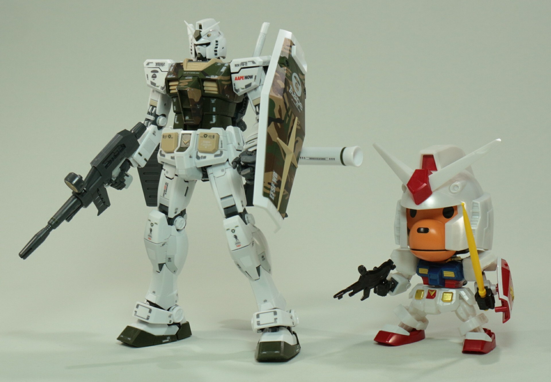 MG 1/100 AAPE RX-78-2ガンダム GRN-CAMO のご紹介！ - 先人に続け！お