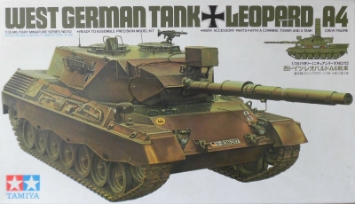 タミヤ1/35 「レオパルドA4」 | 出戻りプラモ少年～老眼と共に