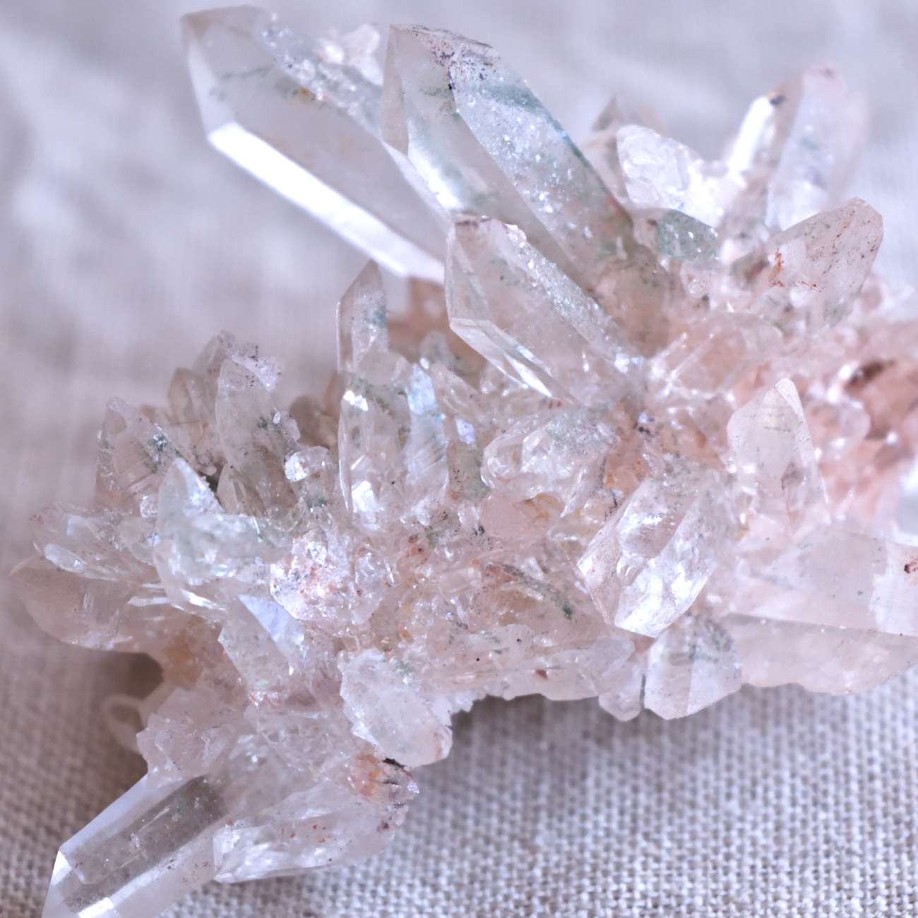 ヒマラヤ水晶クラスター ピンククォーツ インド・マニハール産 107g