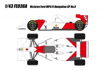 EIDOLON Formula 1/43]McLaren Ford MP4/8 Hungarian GP 1993 - Make