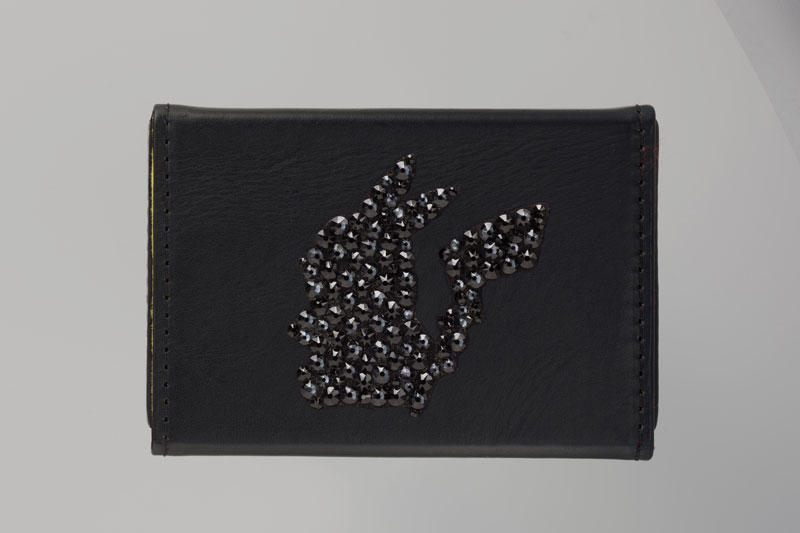 サプライ】ポケモンからスワロフスキーと本革を使用したデッキケース