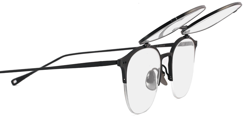 JAPONISM SENSE JS-175 オールチタンの複式跳ね上げメガネ最新モデル