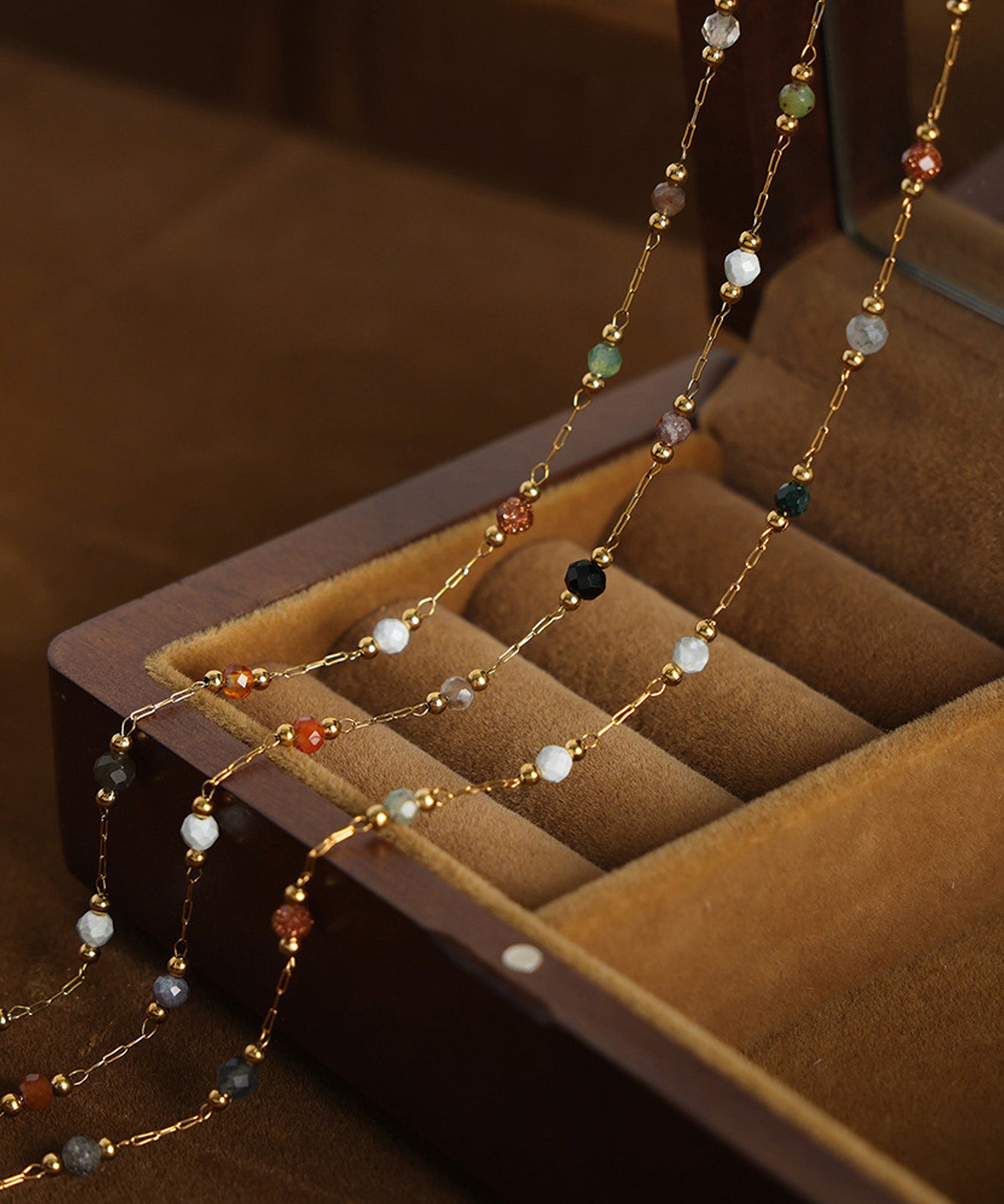 blackdia ocean 天然石ビーズネックレス