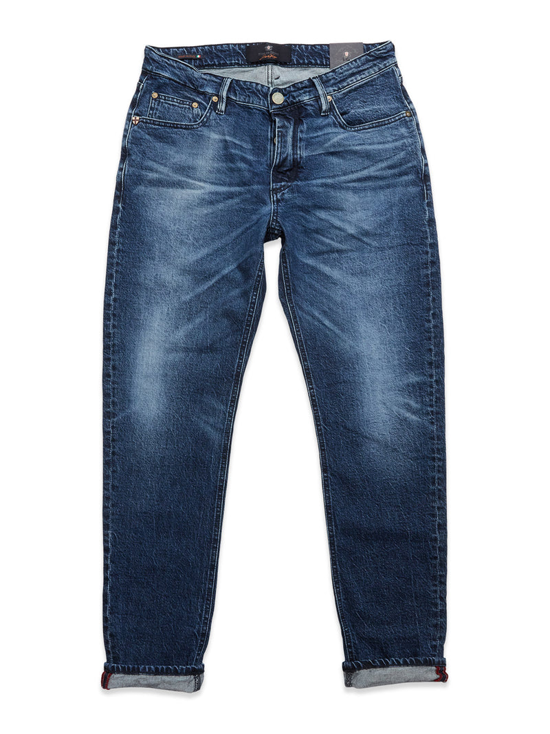 Vinci Denova Jeans - Dark Blue Denim – Blue de Gênes