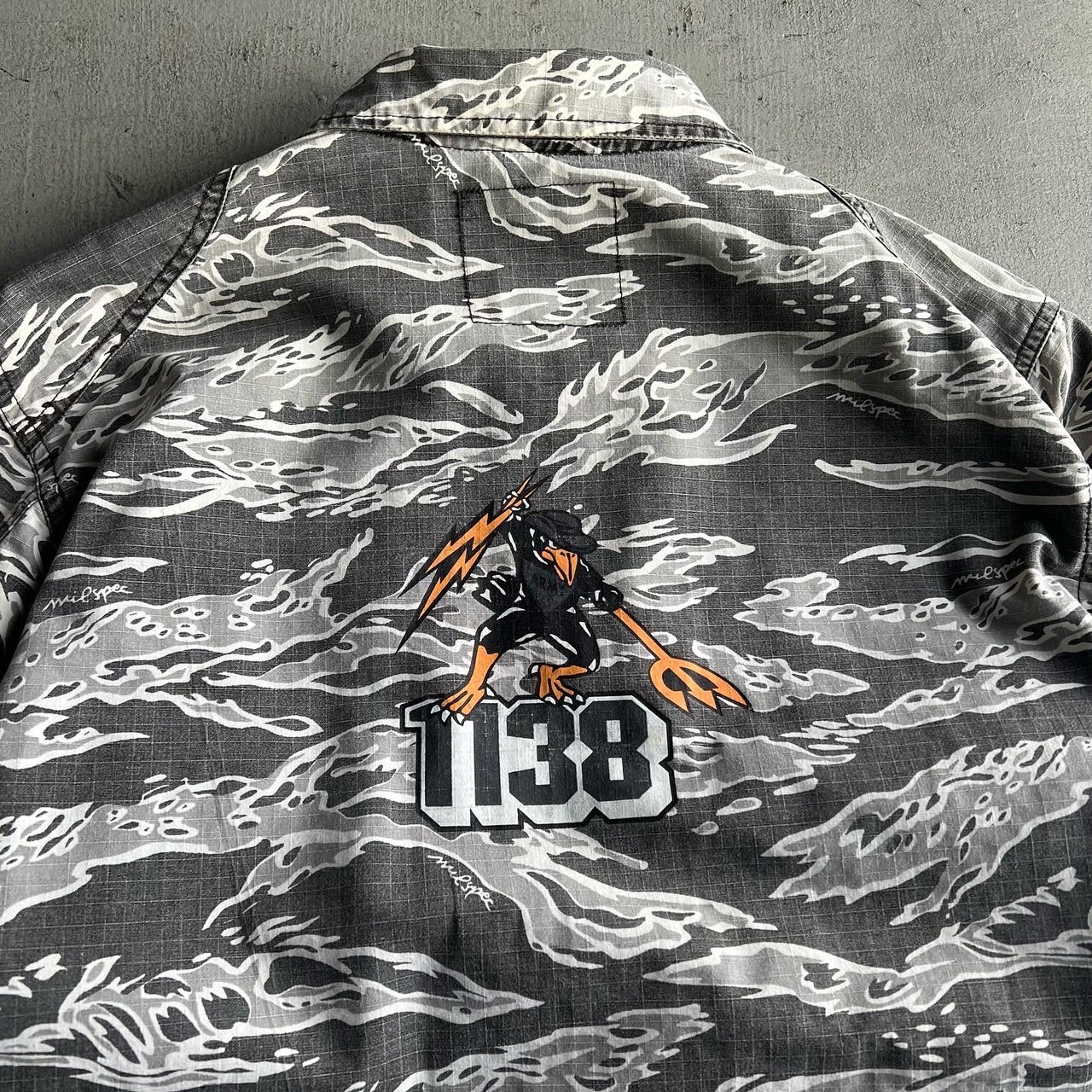 00s WTAPS Tiger Camo Military Jacket - blue room