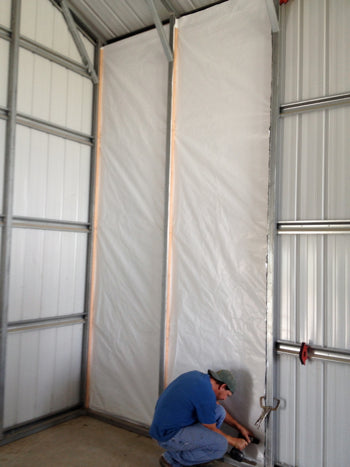 Single-Sided Radiant Barrier Foil + White Perforated – BlueTex